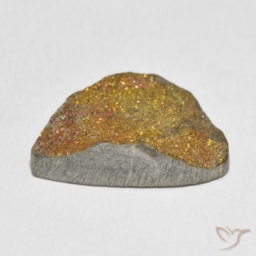 Pirite Arcobaleno Multicolore naturale da 9.78 ct, Taglio a fantasia, Opaco