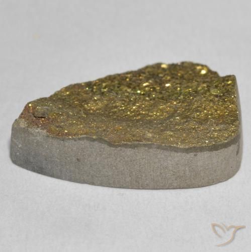 Pirite Arcobaleno Multicolore naturale da 22.73 ct, Forma a pera, Opaco