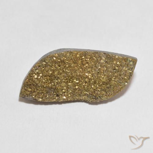12.21ct Naturale Multicolore Pirite Arcobaleno, Taglio a fantasia, Opaco