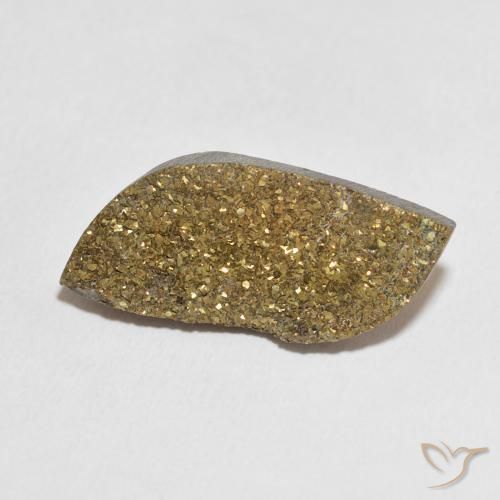 Pirite Arcobaleno Multicolore naturale da 12.21 ct, Taglio a fantasia, Opaco