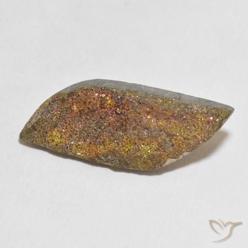 Pirite Arcobaleno Multicolore naturale da 13.53 ct, Taglio a fantasia, Opaco