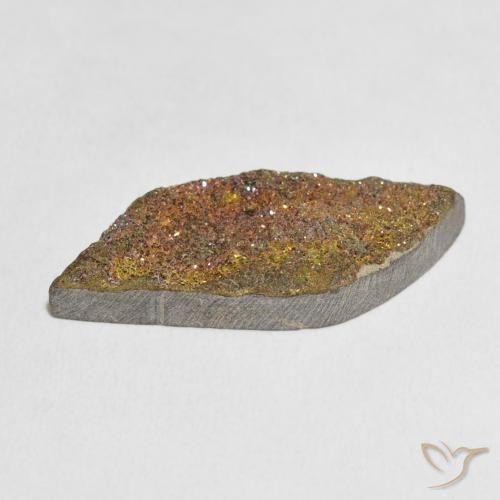 Pirite Arcobaleno Multicolore naturale da 13.53 ct, Taglio a fantasia, Opaco