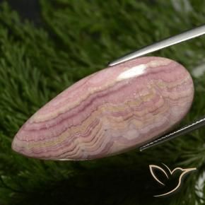 Rodocrosite Multicolore naturale da 29.29 ct, Forma a pera, Opaco
