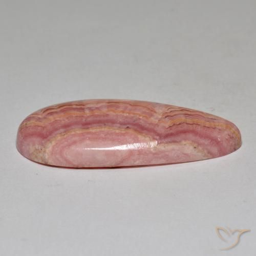 Rodocrosite Multicolore naturale da 29.20 ct, Forma a pera, Opaco