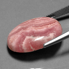 Rodocrosite Multicolore naturale da 29.59 ct, Taglio ovale, Opaco