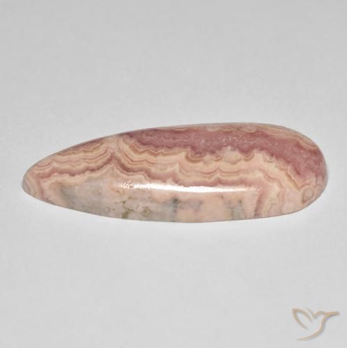 Rodocrosite Multicolore naturale da 24.94 ct, Forma a pera, Opaco