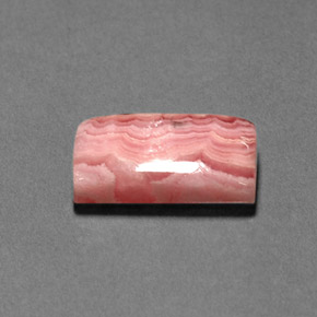 Rodocrosite naturale multicolore da 6,37 ct, baguette, opaco