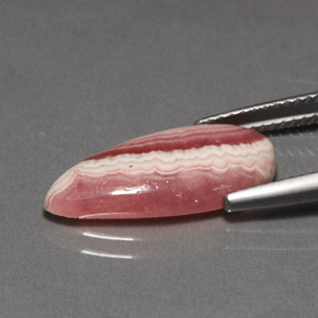 Rodocrosite naturale multicolore da 5,98 ct, taglio a pera, opaco