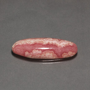 Rodocrosite naturale multicolore da 19,58 ct, taglio ovale, opaco