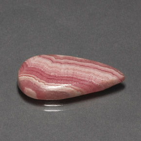 Rodocrosite naturale multicolore da 14,00 ct, taglio a pera, opaco