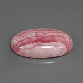Rodocrosite naturale multicolore da 8,66 ct, taglio ovale, opaco