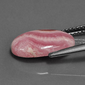 Rodocrosite Multicolore naturale da 4.19 ct, Taglio ovale, Opaco
