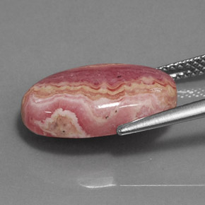 Rodocrosite Multicolore naturale da 8.97 ct, Taglio ovale, Opaco