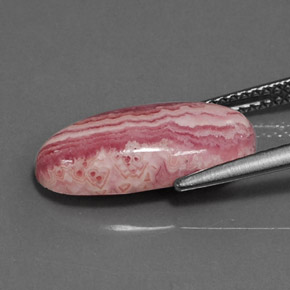 Rodocrosite Multicolore naturale da 5.85 ct, Taglio ovale, Opaco