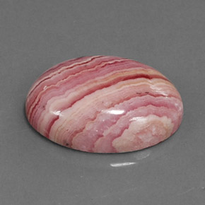 Rodocrosite Multicolore naturale da 6.80 ct, Taglio ovale, Opaco