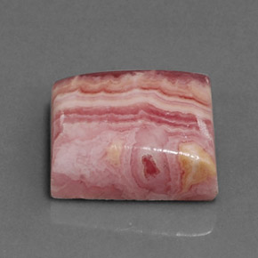 Rodocrosite Multicolore naturale da 8.90 ct, Taglio a baguette, Opaco