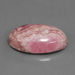 Rodocrosite naturale multicolore da 9,12 ct, taglio ovale, opaco
