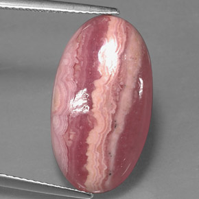 Rodocrosite Multicolore naturale da 10.26 ct, Taglio ovale, Opaco