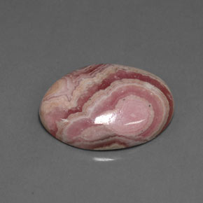 Rodocrosite naturale multicolore da 13,31 ct, taglio ovale, opaco