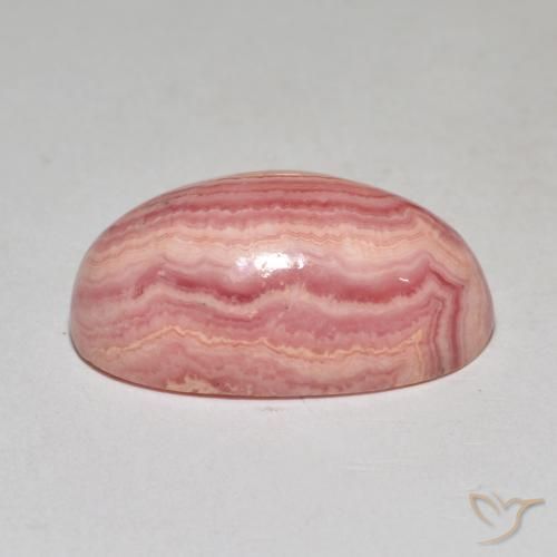 Rodocrosite Multicolore naturale da 22.27 ct, Ovale, Opaco