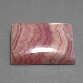 Rodocrosite naturale multicolore da 22,46 ct, baguette, opaco