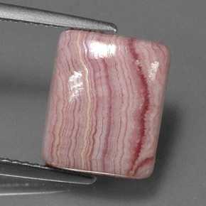 Rodocrosite Multicolore naturale da 6.95 ct, Taglio a baguette, Opaco