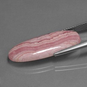 Rodocrosite Rosa multicolore naturale da 13,35 ct, Taglio ovale, Opaco