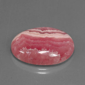 Rodocrosite naturale multicolore da 26,18 ct, taglio ovale, opaco