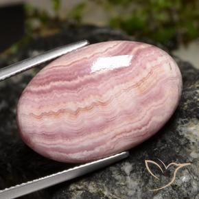 Rodocrosite Multicolore naturale da 24.58 ct, Ovale, Opaco