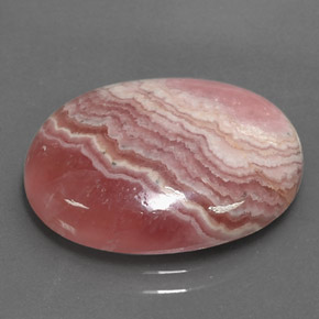 Rodocrosite naturale multicolore da 14,12 ct, taglio ovale, opaco