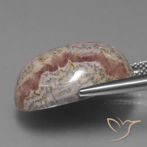 Rodocrosite Multicolore naturale da 24.78 ct, Ovale, Opaco
