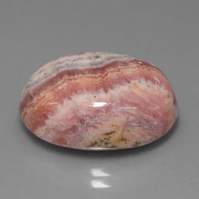Rodocrosite Multicolore naturale da 23.35 ct, Taglio ovale, Opaco