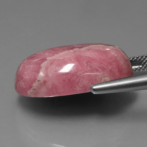 Rodocrosite naturale multicolore da 31,54 ct, taglio ovale, opaco