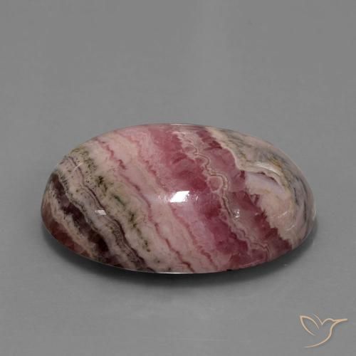 Rodocrosite Multicolore naturale da 47.80 ct, Ovale, Opaco