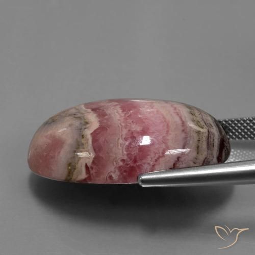 Rodocrosite Multicolore naturale da 47.80 ct, Ovale, Opaco