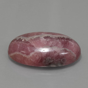 Rodocrosite naturale multicolore da 56,15 ct, taglio ovale, opaco