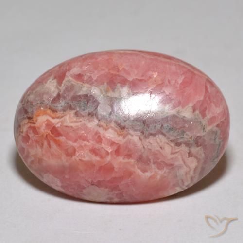 Rodocrosite Multicolore naturale da 36.55 ct, Taglio ovale, Opaco