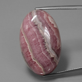 Rodocrosite Multicolore naturale da 59.72 ct, Taglio ovale, Opaco