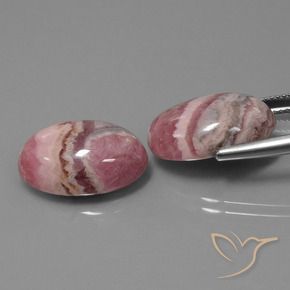 Gemme di Rodocrosite Multicolore naturale da 29.63 ct, Ovale, Opaco