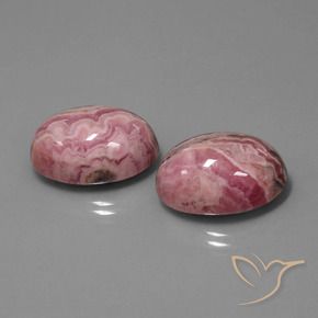 Gemme di Rodocrosite Multicolore naturale da 48.91 ct, Ovale, Opaco