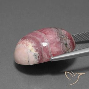 Rodocrosite Multicolore naturale da 23.65 ct, Ovale, Opaco
