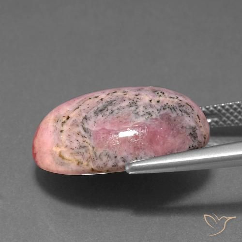 Rodocrosite Multicolore naturale da 18.18 ct, Ovale, Opaco
