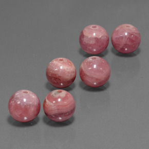 Rodocrosite naturale multicolore da 42,16 ct, sfera / palla, traslucido
