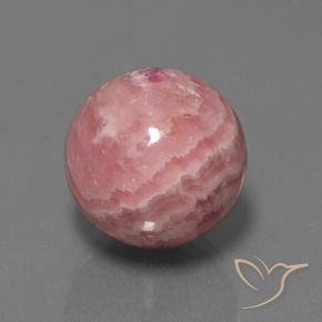 Rodocrosite Multicolore naturale da 40.96 ct, Sfera, Opaco