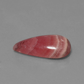 Rodocrosite naturale multicolore da 14,09 ct, taglio a pera, opaco