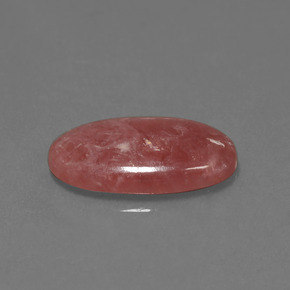 Rodocrosite naturale multicolore da 8,76 ct, taglio ovale, opaco