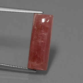 Rodocrosite naturale multicolore da 7,67 ct, baguette, opaco