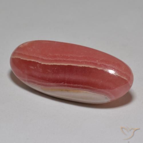 35.01ct Naturale Multicolore Rodocrosite, Ovale, Opaco
