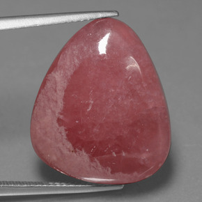 Rodocrosite naturale multicolore da 25,86 ct, taglio a pera, opaco