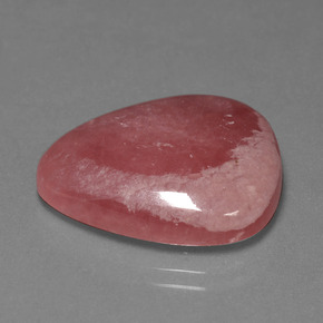 Rodocrosite naturale multicolore da 25,86 ct, taglio a pera, opaco
